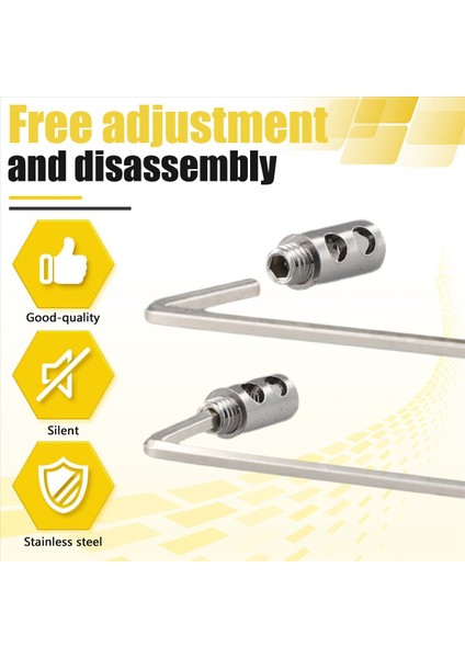 50PCS 3 mm Kablolu Bağlantı Elemanı Için Tel Halat Kelepçesi Ayarlanabilir Vidalı Bakır Metal Fikstürü Sling Sabitleme Aksesuarları (Yurt Dışından) indirimleri