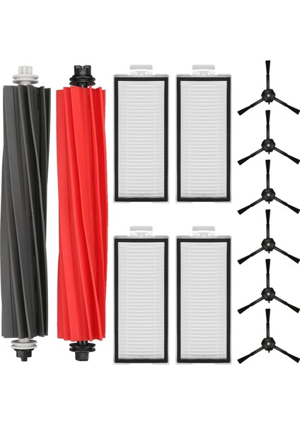 Q8 Max Max+(Plus) Q5 Pro Pro+(Plus) Robot Süpürge Ana Yan Fırça Filtresi Yedek Parçaları (Yurt Dışından)