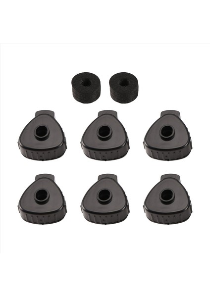 6 Adet Zil Somunları, Zil Kılıflı Hızlı Zil Somunu Yıkama Değiştirme, Perküsyon Davul Yedek Parçaları (Yurt Dışından) modelleri