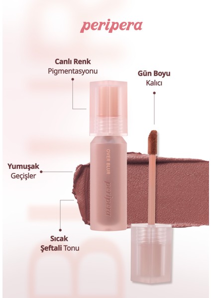 Gün Boyu Kalıcı Pürüzsüz Matlık Sunan Tint Over Blur Tint (013 Mocha House) fiyatları