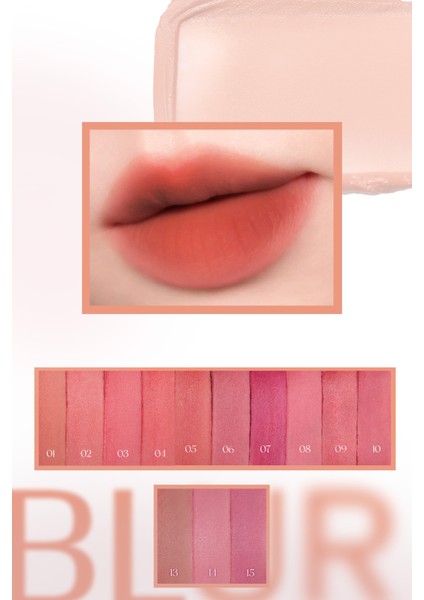 Gün Boyu Kalıcı Pürüzsüz Matlık Sunan Tint Over Blur Tint (013 Mocha House) modelleri