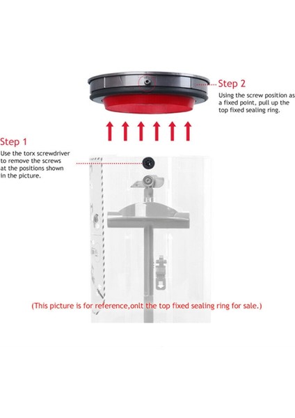 V10 SV12 Elektrikli Süpürge Toz Haznesi Için Yedek Üst Sabit Sızdırmazlık Halkası ve Tornavida (Yurt Dışından) fiyatları