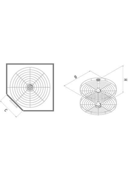 4/4 Köşe Döner Sepet Takımı S3034 indirimleri