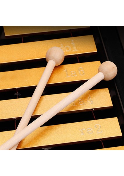 2 Çift Ahşap Malletler Enerji Zil, Ksilofon, Ahşap Blok, Glockenspiel ve Bells Için Perküsyon Çubukları (Yurt Dışından) modelleri