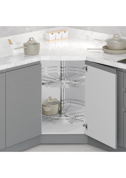 4/4 Lüks Köşe Döner Sepet Takımı S3032