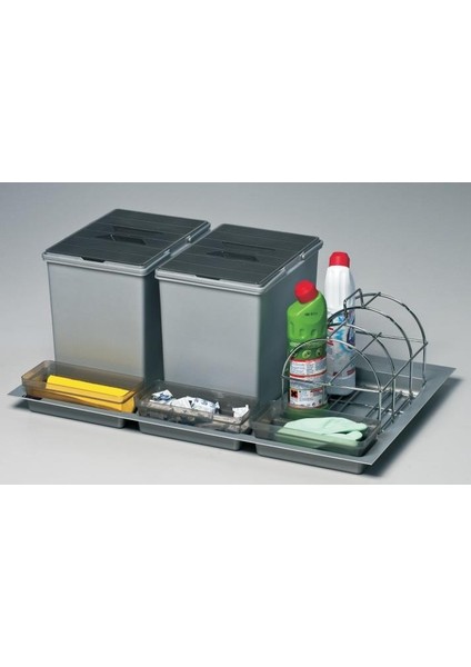 Çekmece Içi Çöp Kovası &amp; Deterjanlık 80 Cm. Modül