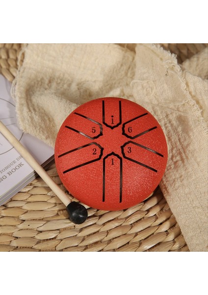 3 Inç 6 Tonlu Çelik Dil Davul Mini El Tava Davulları Bagetlerle Perküsyon Müzik Aletleri Davul Aksesuarları F (Yurt Dışından) fiyatları