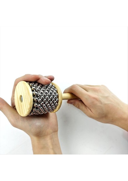 Paslanmaz Çelik, El Kranklı Perküsyon Enstrümanı, Yetişkin Bant Müziği Için Metal Boncuklu Ahşap El Kabasa (Yurt Dışından) indirimleri