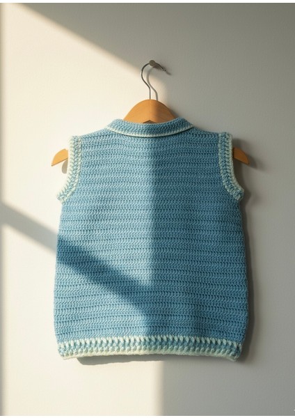 Tığ Işi Bebe Yakalı Bebek Yeleği fiyatları