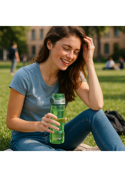 Lento Switch Koyu Mavi Bpa Içermez 650 ml Tritan Su Matarası