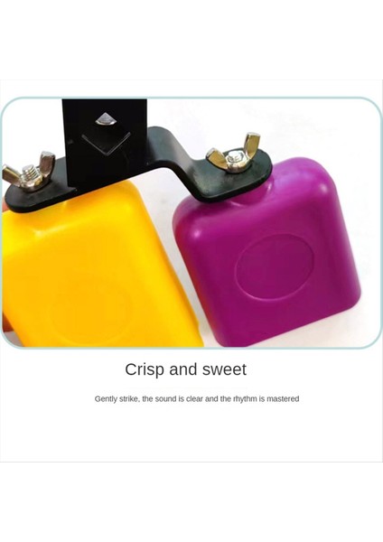 Çift Sambago Bell Latin Müzik Sarı Mor Cowbell Yüksek Düşük Ses Knocker Davul Perküsyon Enstrüman Parça Aksesuarları (Yurt Dışından) fiyatları