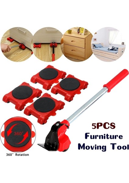 5pcs Mobilya Taşıyıcı Için Ev Dükkanı Kaldırma Hareketli Ağır Hizmet Tipi Mobilya Kaldırma Kaldırıcı Kaydırıcı Kit El Taşıma Araçları (Yurt Dışından) modelleri