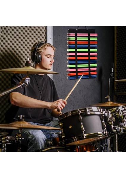 Asma Baget Tutucu, Taşınabilir Drumstick Ekranı Katlanabilir Keçe Davul Çubuk Tutucuları, Drum Sticks Tutucu Organizatör (Yurt Dışından) fiyatları