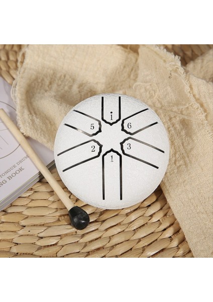 3 Inç 6 Tonlu Çelik Dil Davul Mini El Tava Davulları Bagetler Perküsyon Müzik Aletleri Davul Aksesuarları A (Yurt Dışından) fırsatları