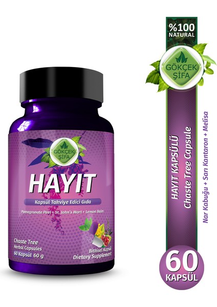 Şifa Hayıt Kapsül (CHASTE TREE CAPSULE)