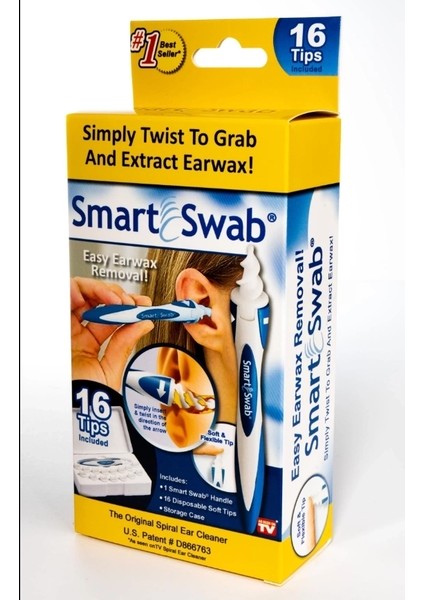 Swab Pratik Kulak Temizleme Aparatı