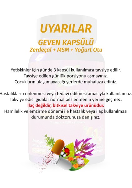 Şifa Geven Kapsül (ASTRAGALUS CAPSULE) indirimleri