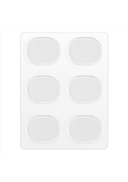 6pcs/set Trampet Drum Sessiz Ped Davul Damper Jel Pedler Trampet Tom Davul Susturucu Sessiz Şeffaf Perküsyon Enstrüman Aksesuarları (Şeffaf) (Yurt Dışından)