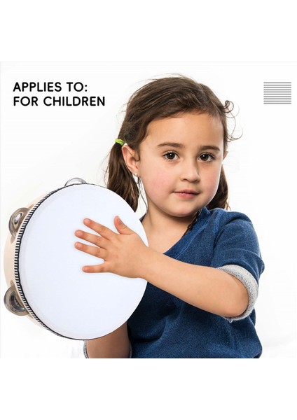Ktv Partisi Için 7 Inç Müzikal Tef Tamborine Davul Yuvarlak Perküsyon Hediyesi (Yurt Dışından) indirimleri