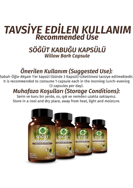 Şifa Söğüt Kapsül (WİLLOW CAPSULE) fiyatları