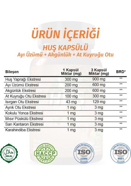 Şifa Huş Kapsül (BETULA PENDULA CAPSULE) fiyatları