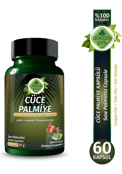 Şifa Cüce Palmiye Kapsül (SAW PALMETTO CAPSULE)