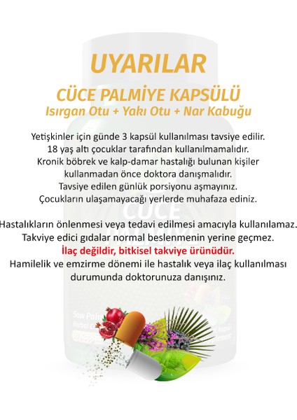 Şifa Cüce Palmiye Kapsül (SAW PALMETTO CAPSULE) modelleri