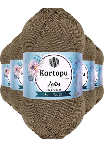 Litaetrend 5 Adet Lotus Bikini Büstiyer Bluz Örgü Ipi K833 Vizon