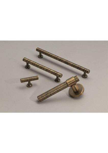 Axel-V Rozetli Kapı Kolu Antik Bronz - Wc modelleri