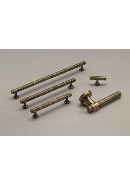 Axel-V Rozetli Kapı Kolu Antik Bronz - Wc fırsatları