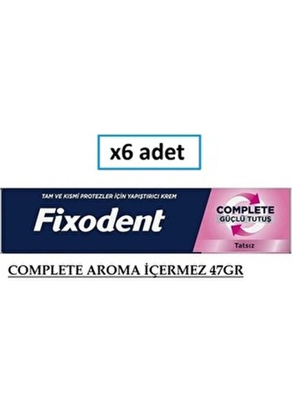 Diş Protez Yapıştırıcı Aromasız 47 g x6 Gün Boyu Güçlü Tutma ve Konfor fiyatları