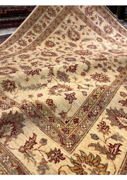 El Dokuma Afgan Uşağı Ziegler Halısı Birinci Sınıf Kalite Ebat 190X156 modelleri