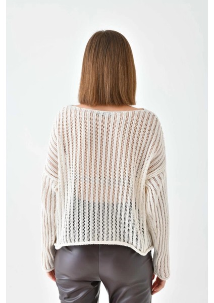 Kadın Body Delikli Uzun Kollu Body Taş - 8190SW fiyatları