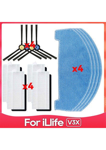 A20, T20S, V3X, Pvcr 3600, G2 0926W, 0726W, 1226 Yan Fırça Filtre Paspas Yedek Parçaları (Yurt Dışından)