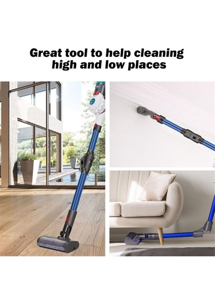 V15 V8 V11 V10 V7 Kablosuz Süpürge Için Katlanabilir Uzatma Çubuğu Metal Yedek Parçaları ve Tetik Kilidi (Yurt Dışından) fırsatları