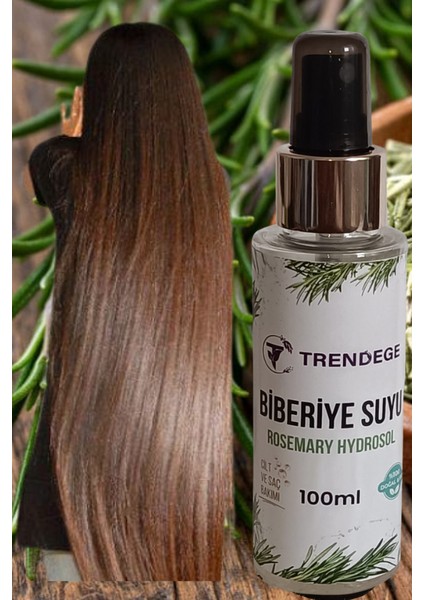 Biberiye Suyu (Rosemary Hydrosol) 100 ml %100 SAF DOĞAL