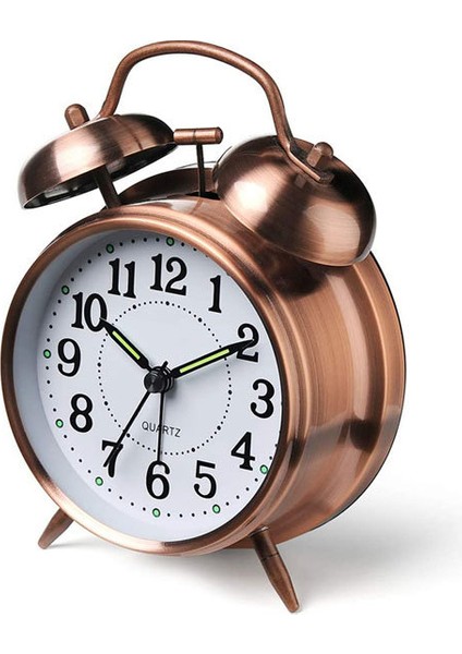 Orta Boy Çalaar Masa Saati Metal Nostaljik