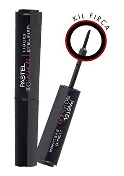 Profashion Likit Eyeliner Kolay Uygulama Sağlayan Kıl Fırça Ucu ile Siyah 10 ml fiyatları