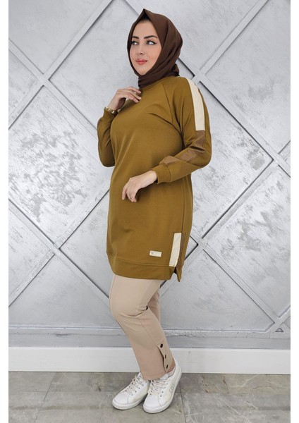 Kadın Kolları Kombinli Tesettür Tunik