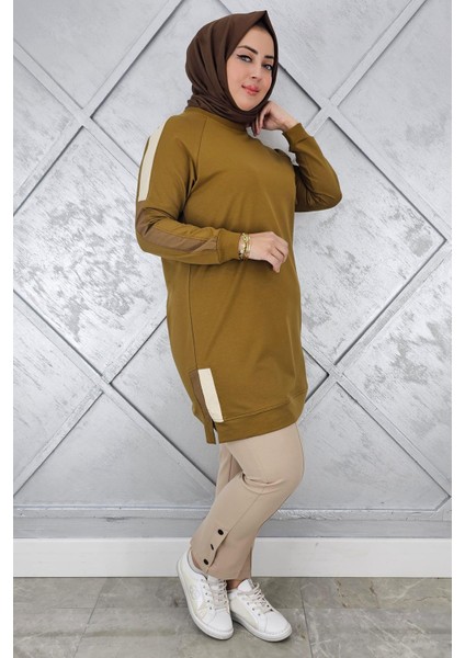 Kadın Kolları Kombinli Tesettür Tunik fiyatları
