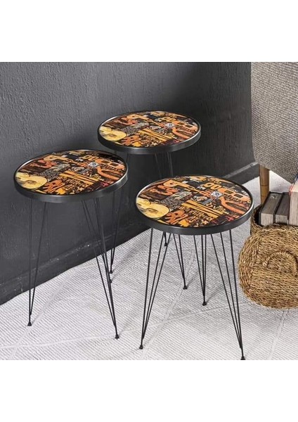 Bbg Bonnybonn Etnik Desen Zigon Sehpa fırsatları