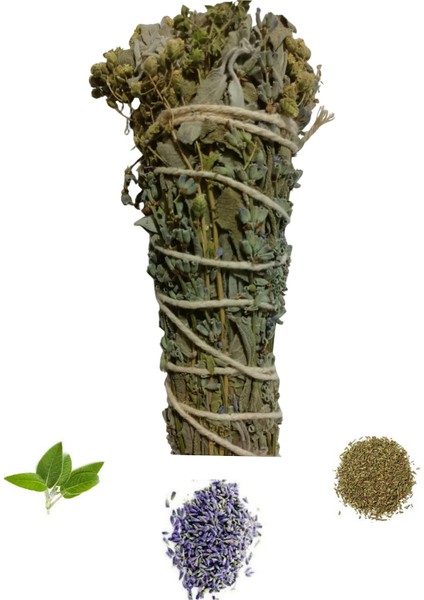 Trenege Doğal Lavanta-Kekik-Adaçayı Tütsüsü