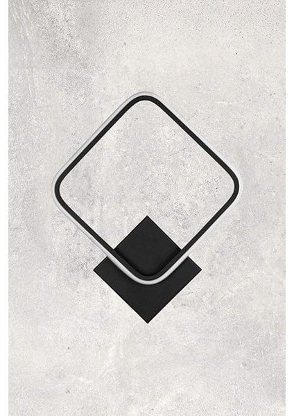 Kira Aplik Siyah Renk Gün Işığı Ledli Banyo - Mutfak - Salon LED Duvar Aplik Siyah fırsatları