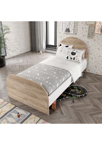 Ildır Çocuk Odası Takımı Tamamı Mdf Flora Beyaz Aynalı