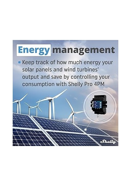 Pro 4pm | Wlan, Lan ve Bluetooth 4 Kanallı Röle Şalteri, Tüketim Ölçümü ile – 40 A | Dın Ray Şapka Rayı | Alexa ve Google Home ile Uyumlu | Ios Android Uygulaması | Cihazlardan Uzaktan Kumanda fiyatları