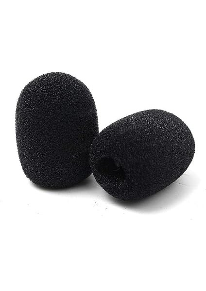 10 Adet Mikrofon Kulaklık Izgarası Ön Cam Sünger Köpük Siyah Mikrofon Kapağı modelleri
