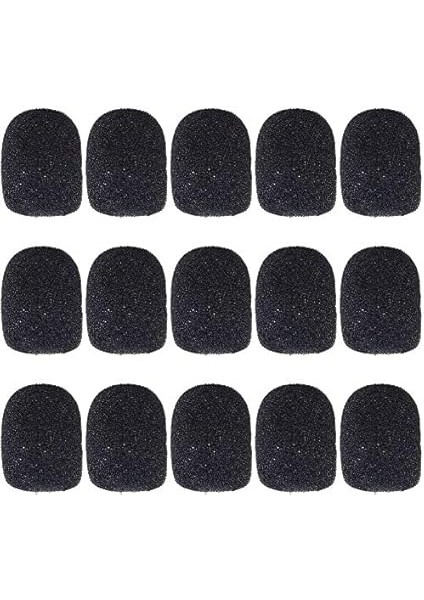 10 Adet Mikrofon Kulaklık Izgarası Ön Cam Sünger Köpük Siyah Mikrofon Kapağı indirimleri