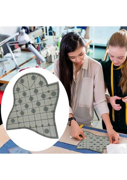 Örgü Tarak Kapitone Şablonu Ev Terzi Dikiş Aletleri Tarak Patchwork Cetvel, 2 Adet (Yurt Dışından) fırsatları