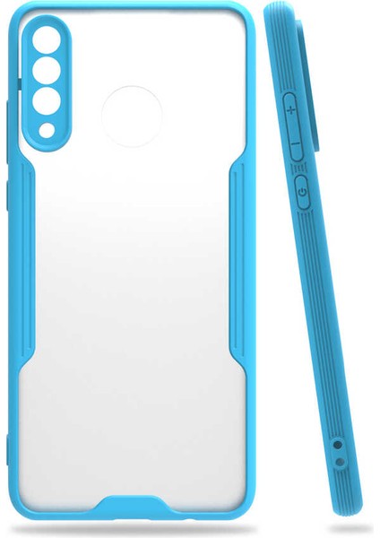 Huawei P30 Lite Kılıf Nxxa Parfe Kapak-Mavi