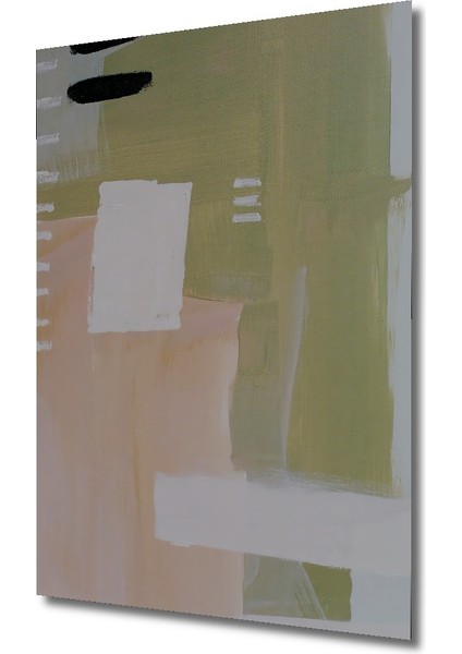 Dekoratif Ahşap Dikdörtgen Tablo Soyut Renkler fiyatları